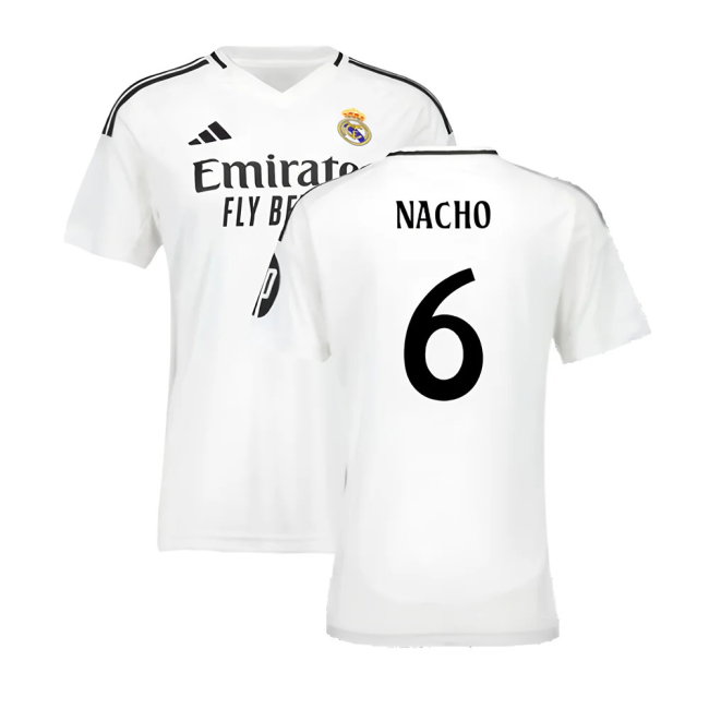 2024-2025 Real Madrid Home Shirt (Womens) (Nacho 6)-SoccerKits Hub | Buy Soccer Jerseys Online